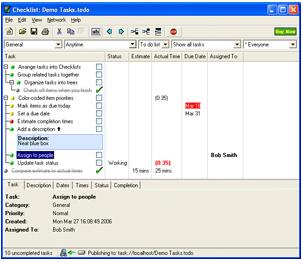 CheckList Server software, easily manage tasks at work.